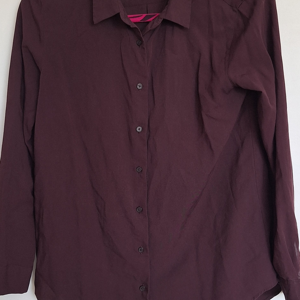 Dark Purple Button-Up Shirt